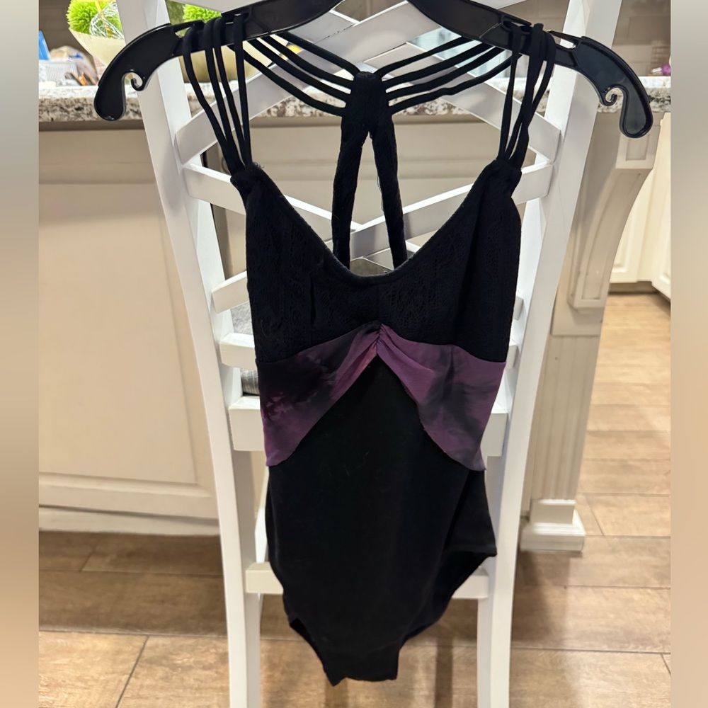 Capezio Classic Black Leotard, size large